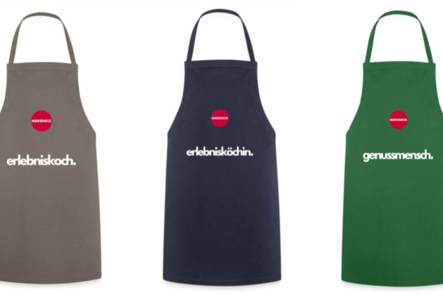 Kochkurs Schürzen | Kochschule Marieneck Köln